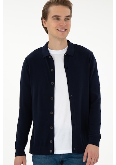 U.s. Polo Assn. Erkek Lacivert Hırka Triko 50297074-vr033 Lacivert