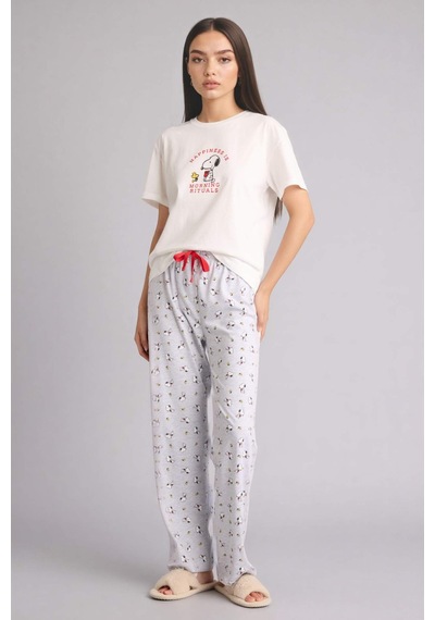 Defacto Snoopy Regular Fıt Kısa Kollu 2li Takım G8320ax26spgr93 Gri-gr93 Defacto Snoopy Regular Fıt Kısa Kollu 2li Takım G8320ax26spgr93 Gri-gr93