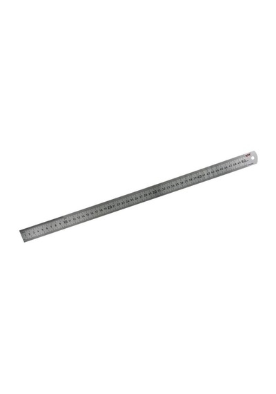 Rox 0200 Çift Taraflı Çelik Cetvel 500 Mm Gri