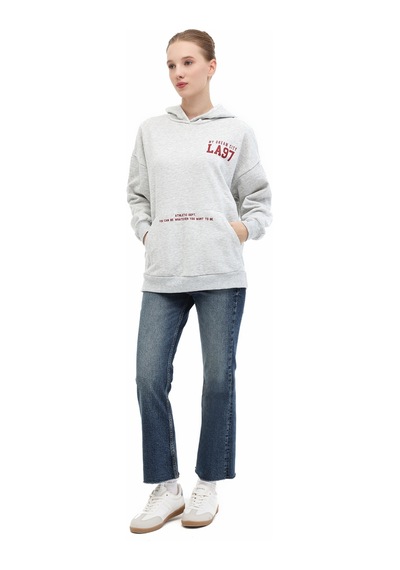 Kinetix Wl 17layut Bts-k5 5pr Grı Melanj Kadın Sweatshirt 000000000102023180 Gri