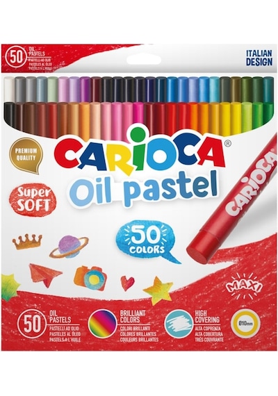 Carioca Yağlı Pastel Boya Seti 50'Li