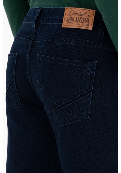 U.S. Polo Assn. Erkek Lacivert Straight Fit Jean Pantolon 50307754-VR033