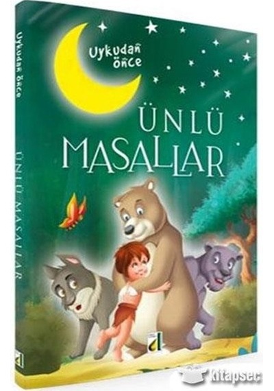 Uykudan Önce Ünlü Masallar Ciltli - Damla Yayınevi