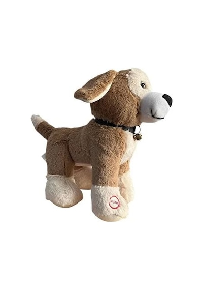 Cesur Köpek 35cm Sevimli Konforlu: Peluş Uyku Yastığı Ve Sarılma Arkadaşı Dekoratif Oyuncak Kahverengi