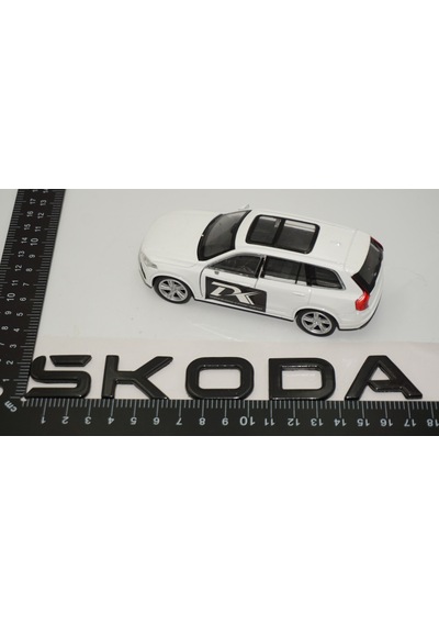 Dk Tuning Enyaq Elroq Ön Kaput Siyah Yazı Logo Arma Skoda İle Uyumlu Ön Arma