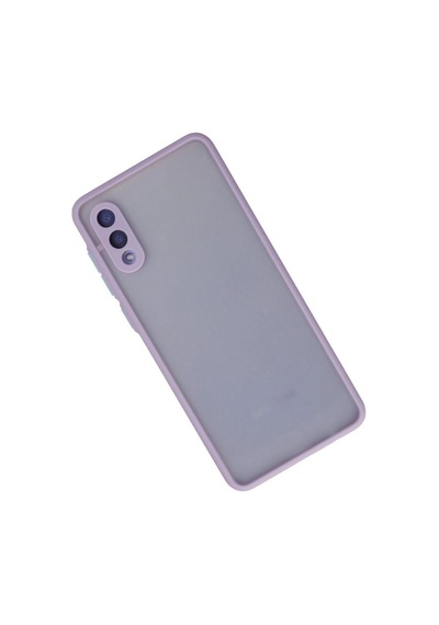 Samsung Galaxy A02 Kılıf Montreal Silikon Kapak - Mor Çok Renkli
