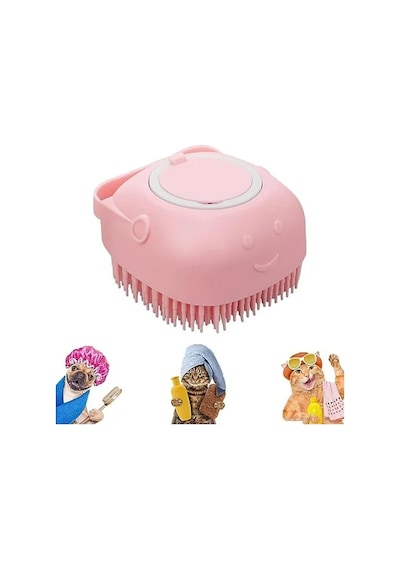 Yumuşak Silikon Evcil Hayvan Banyo Fırçası