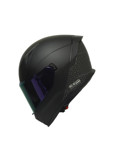 Motosiklet Kask Ece 22.r06 Güneş Vizörlü Full Face Motorcu Kaskı Voce X91 Sİyah