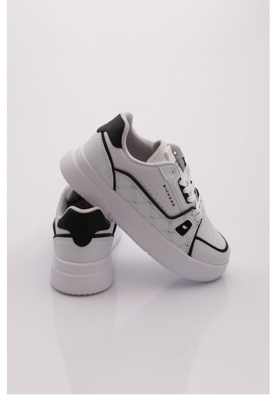 Wickers 3117 Beyaz-siyah Unisex Günlük Sneaker Ayakkabı