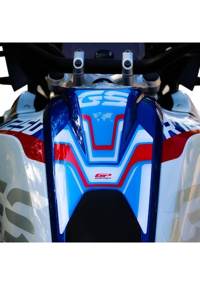 GP Kompozit BMW R 1200 GS 2013-2024 Uyumlu Tank Pad Siyah-Sarı
