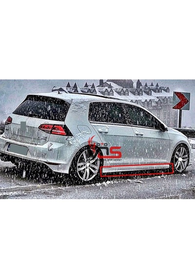 Vw Golf Mk7 Mk7,5 R Marşpiyel Sağ Sol Takım Fiberglass Boyasız
