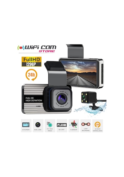 2mp 3 İnç Ultra Geniş Açı Lensli Full Hd Araç Kamerası
