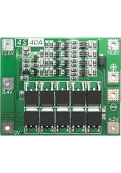 14.8 V 16.8v 18650 Lityum Pil Şarj Koruma Devresi 4S BMS 40A