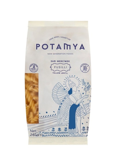 4 Adet Potamya Sarı Mercimek Fusilli 240 G