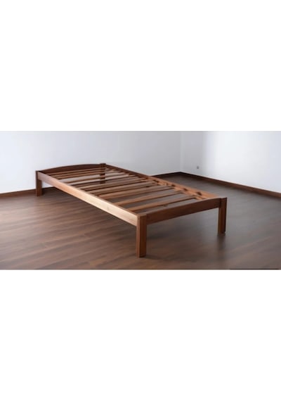 90cm X 200cm Masif Ahşap Ceviz Renk Tek Kişilik Smart Karyola 90cmx200 Cm Ceviz Renk Iskandinav 90cm X 200cm Masif Ahşap Ceviz Renk Tek Kişilik Smart Karyola 90cmx200 Cm Ceviz Renk Iskandinav