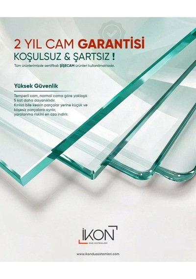 Siyah Füme Cam Yan Panel / Separatör Gümüş Metalik