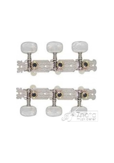 Cmh0150cr Klasik Gitar Kulağı Klasik 3+3 2.ad.set Chrome Gitar Burgusu