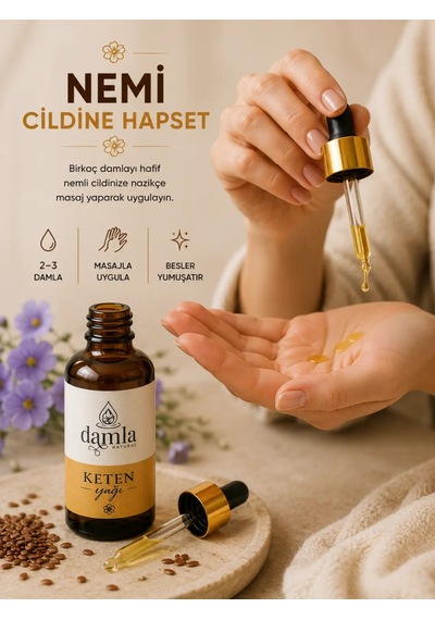 Biodamla Natural Keten Tohumu Yağı 50 Ml