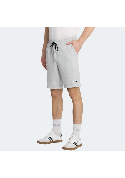 Slazenger NOVA Erkek Cepli Gri Şort