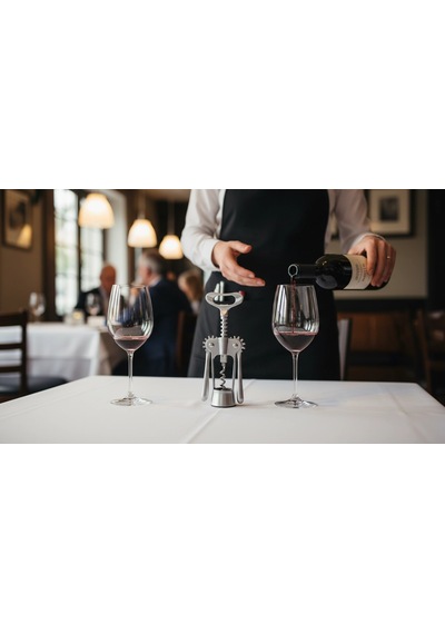 Çelik Professional Krom Tirbuşon Metal-döküm-otel -restaurant-cafe Renkli