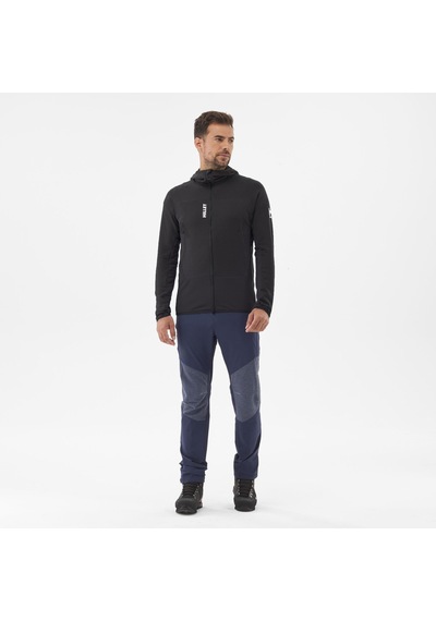 Millet Fusıon Grıd Kapşonlu T.fermuar Polartec Powergrıd Erkek Ceket Mıv9024 0247 Siyah