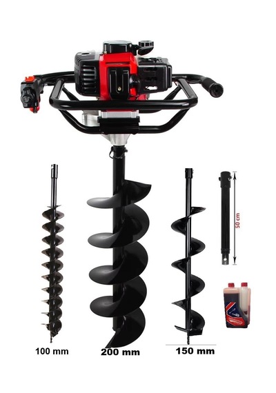 Gardenpro Tkdz-03/52 Toprak Burgu Makinası Set-1