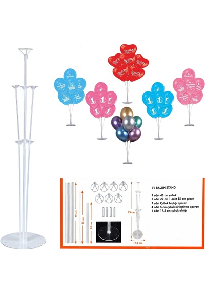 Balon Standı 75 Cm 5477 "