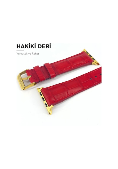 Dxl El Yapımı Hakiki Deri Kutulu Apple Uyumlu  Watch Kordon 38mm 40mm 41mm Watch  Ultra Kayış