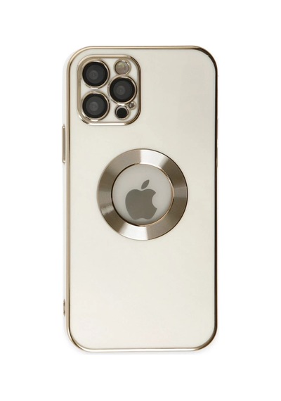 Trendexa İphone 12 Pro Uyumlu Kılıf Store Silikon - Beyaz Mac