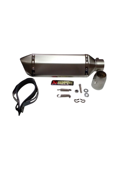 Modifiye Egzoz Titanium 370 51mm Rialli Akrepovic Görünümlü