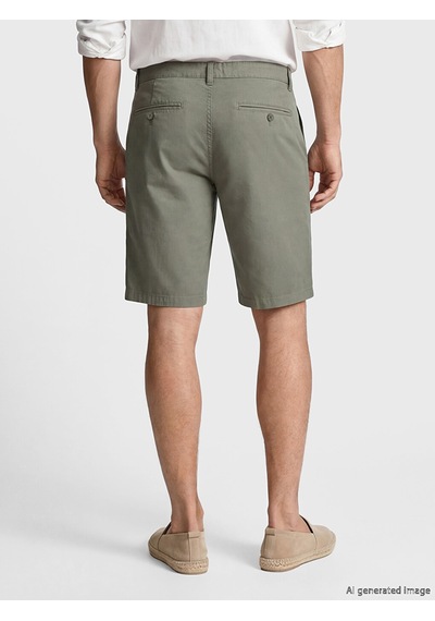 Lcwaıkıkı Classic Haki Standart Kalıp Erkek Gabardin Şort