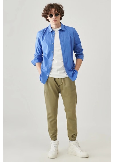 Lee Regular Fit Lastikli Paça Zeytin Erkek Jogger Pantolon L22133 001