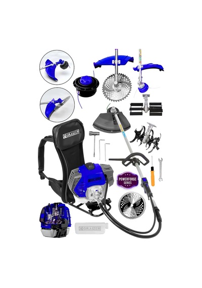 Graizer 58 Cc 11000 Rpm Sırt Tipi Benzinli Çalı Çim Biçme Tırpan
