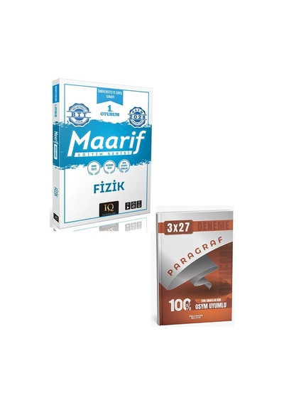 2027 Iq 2028 Yks Tyt Fizik Maarif Eğitim Serisi 1. Oturum+anla Kazan Paragraf Deneme