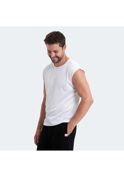 Slazenger Vaska I Erkek Tişört Beyaz