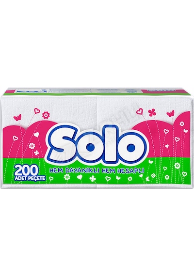 5 Adet Solo Peçete 200'lü