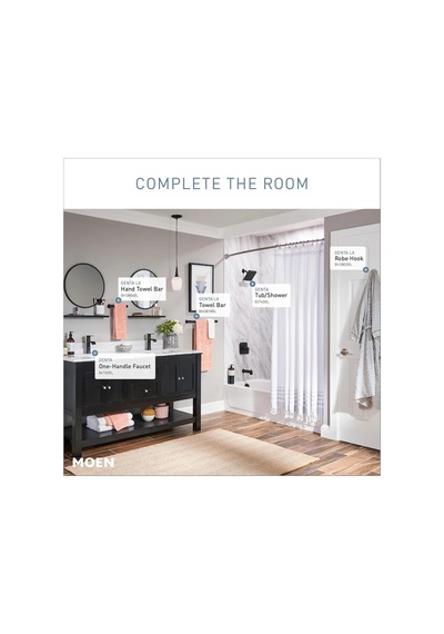 Moen Bh3886bl Genta Banyo Aksesuarı, Mat Siyah Diğer