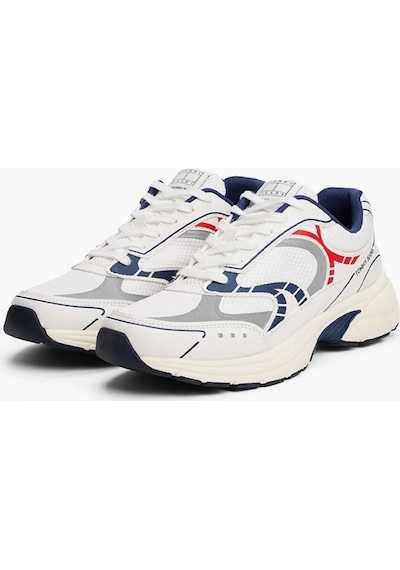 Tommy Hilfiger Erkek Kalın Taban Çok Renkli Sneaker Çok Renkli