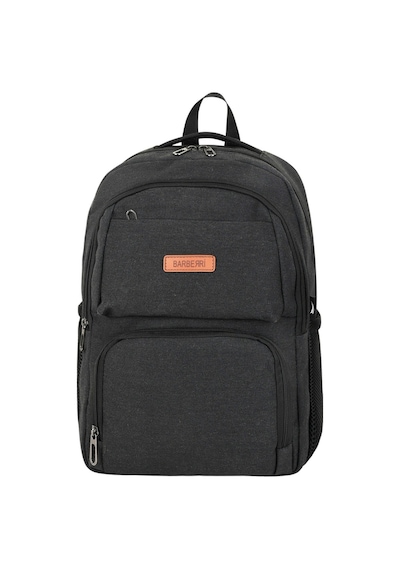 Galb Leather Kanvas Kumas 4 Gozlu Laptop Bolmeli Gunluk Okul Ve Sirt Cantasi Antrasit