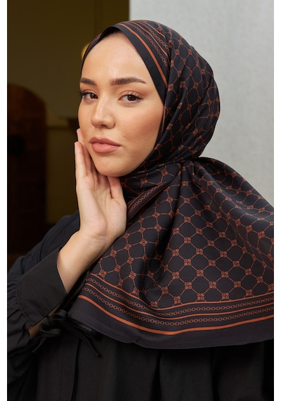 Silk Home %100 Twill İpek Şal 6514-03 Siyah