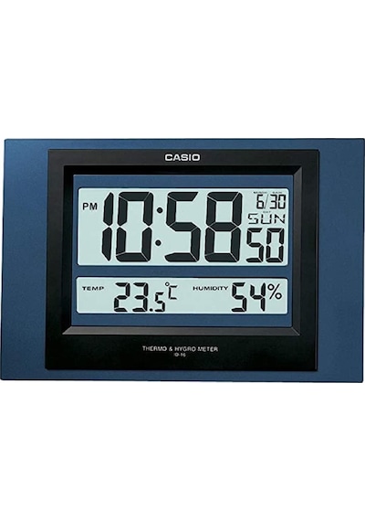 Casio Id-16s-2df Dijital Termometreli Nem Ölçer Masa Ve Duvar Saati