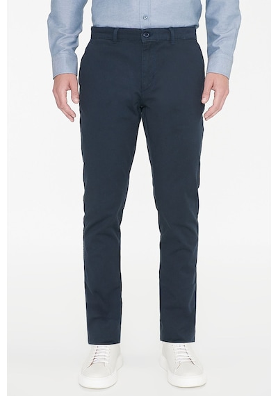 Ac&Co / Altınyıldız Classics Slim Fit Dar Kesim Pamuklu Esnek  Chino Erkek Pantolon - Lacivert