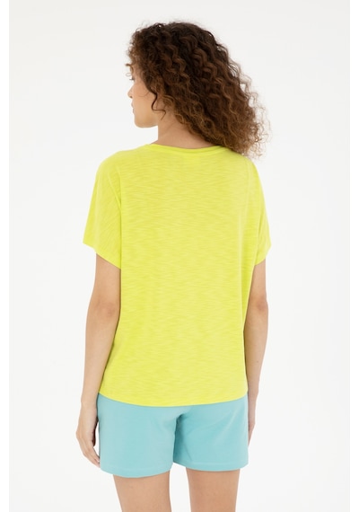 U.S. Polo Assn. Kadın Fıstık Yeşili Bisiklet Yaka Tişört 50284355-VR087 U.S. Polo Assn. Kadın Fıstık Yeşili Bisiklet Yaka Tişört 50284355-VR087