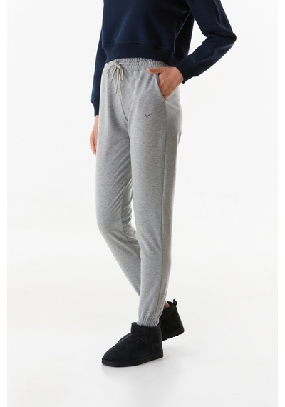 Fullamoda Beli Lastikli Cepli Jogger Eşofman Altı 24mgb7767210136-gri Gri