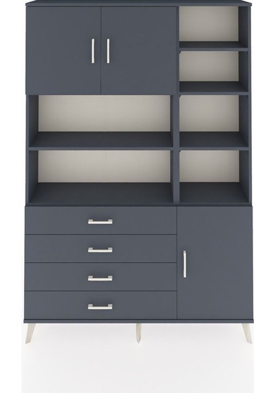 Arges Dolap 9 Raflı 4 Çekmeceli 3 Kapaklı 132x30x195 Antrasit-antrasit/antrasit Antrasıt/antrasıt Arges Dolap 9 Raflı 4 Çekmeceli 3 Kapaklı 132x30x195 Antrasit-antrasit/antrasit Antrasıt/antrasıt