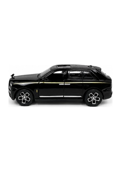 Metal Lüks Suv Oyuncak Araba Açılır Kapılı Bagajlı Çek Bırak Model Araç Siyah