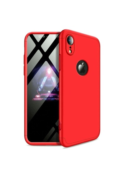 Apple Uyumlu iPhone Xr Gkk Kılıf 360 Derece Tam Koruma