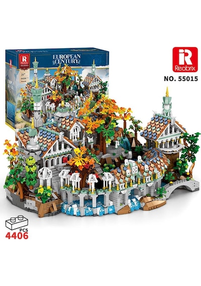 Reobrix 55015 Yüzüklerin Efendisi Ayrıkvadi Duskvale Sanctum The Lord Of The Rings Yaratıcı Yapı Blok Seti Building Blocks - 4406 Parça
