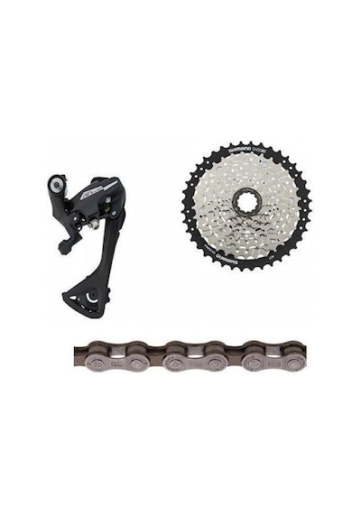 Shimano Acera Rd M3020 8 Vites Arka Aktarıcı Cs Hg400 11 40t Cn Hg40 Zincir Ruble Seti Siyah