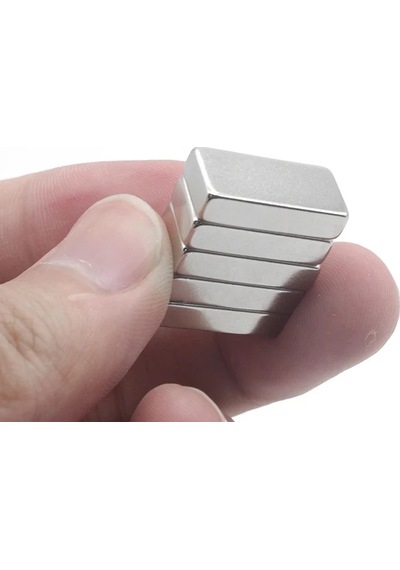 2 Adet 20x10x5 Mm Neodyum Magnet N35 Güçlü Mıknatıs Köşeli Ve Dayanıklı Nikel Kaplama diğer